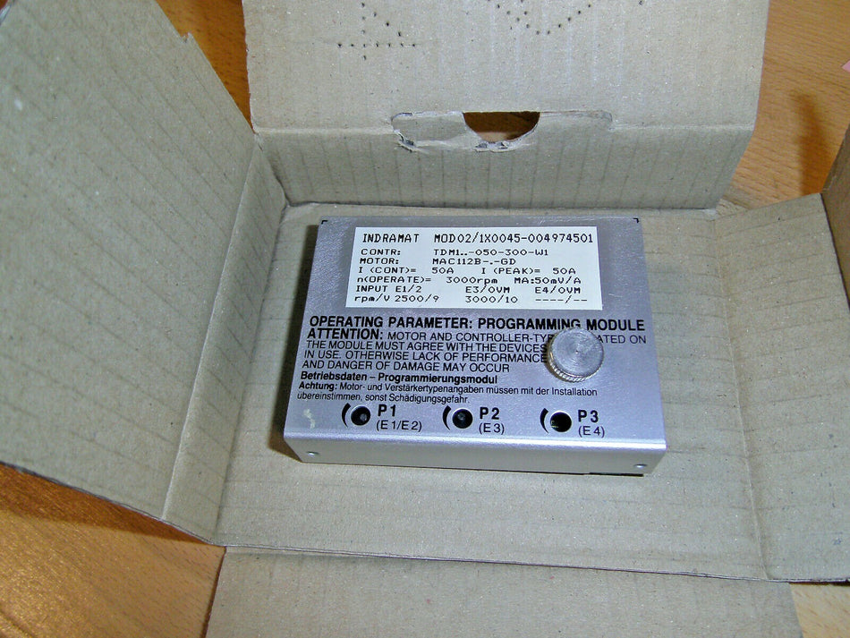 Indramat MOD02/1X0045-0045-004974501 Programmiermodul Neu