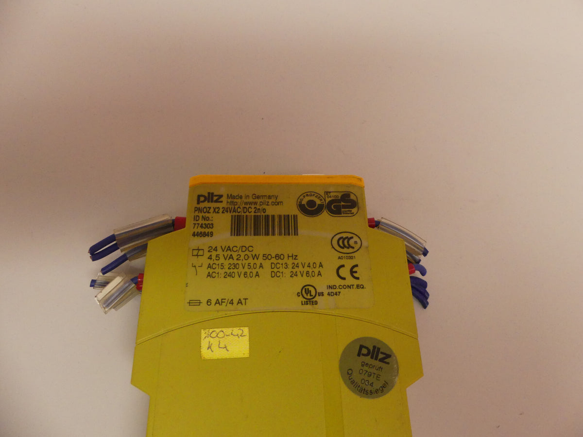 Pilz PNOZ X2 24VAC/DC 2n/o  774303