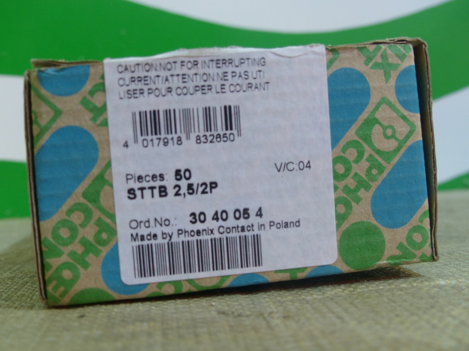 49x Phoenix Contact STTB 2,5/2P