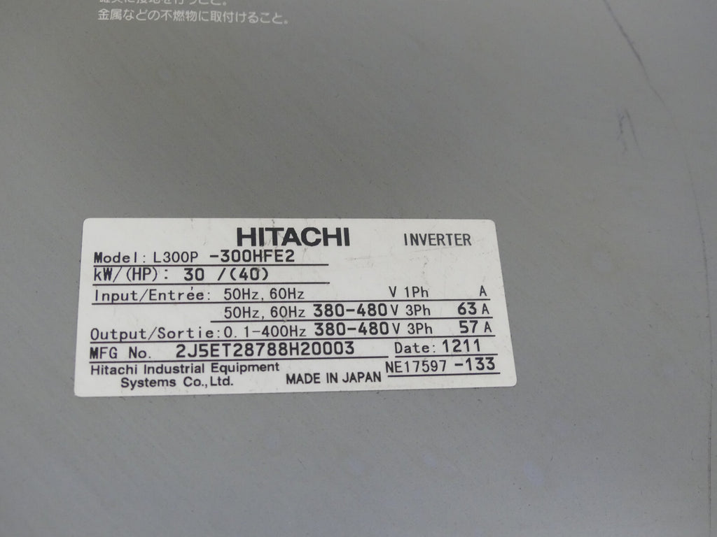 Frequenzumrichter Hitachi L300P - 300HFE2 s.Bilder