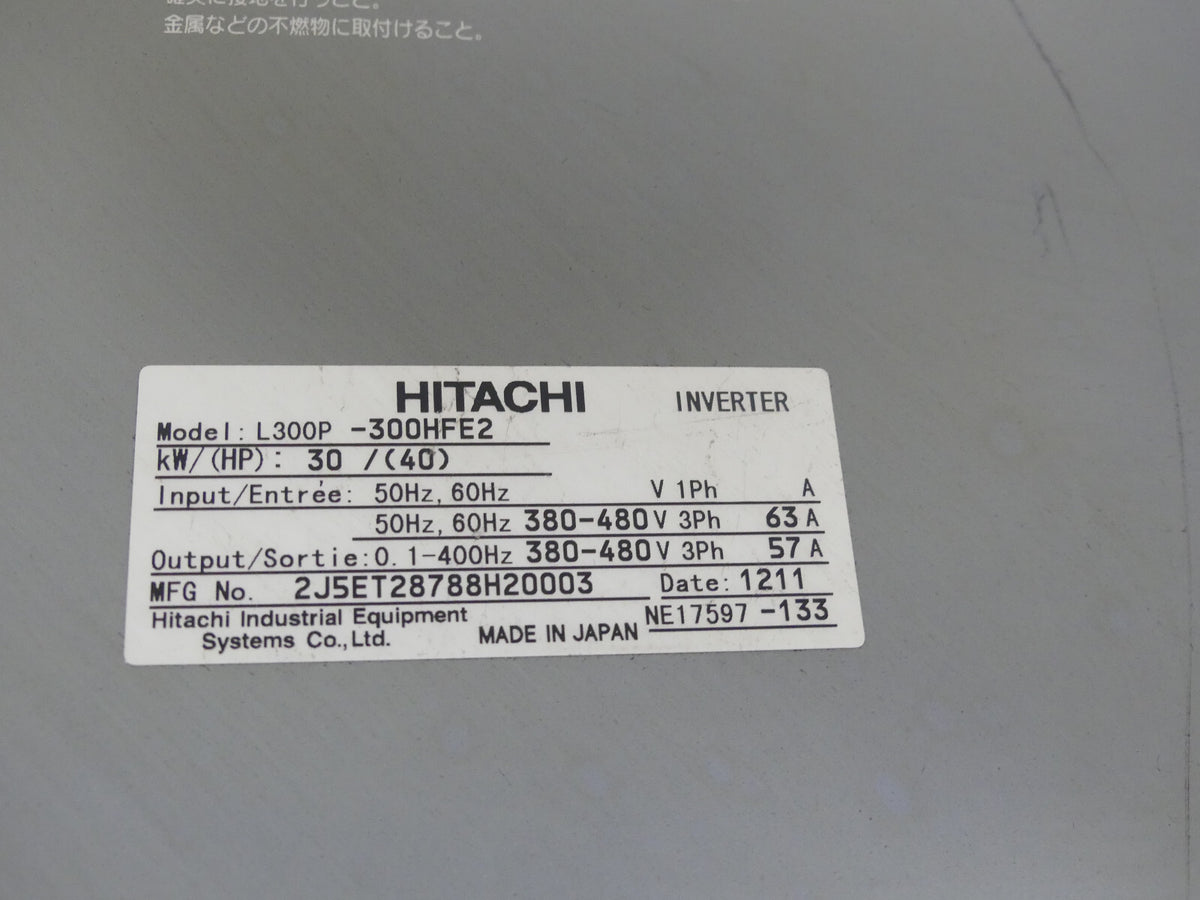 Frequenzumrichter Hitachi L300P - 300HFE2 s.Bilder