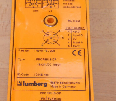 Lumberg Profibus-DP 0970 PSL 204 onhe Verpackung