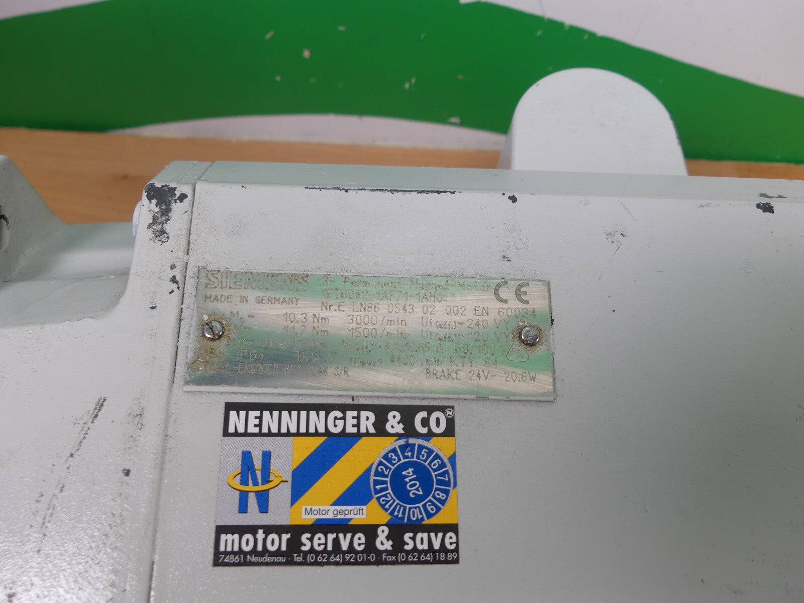 SIEMENS 1FT6082-1AF71-1AH0 1FT60821AF711AH0