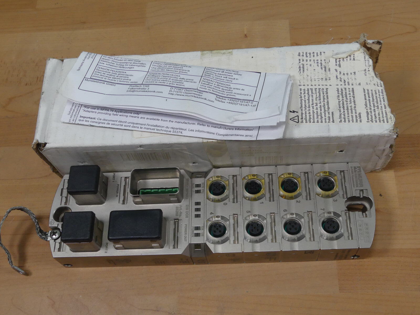 MURR ELECTRONICS MVK+MPNIO DI8 DO8 Art-No.55269 compact module