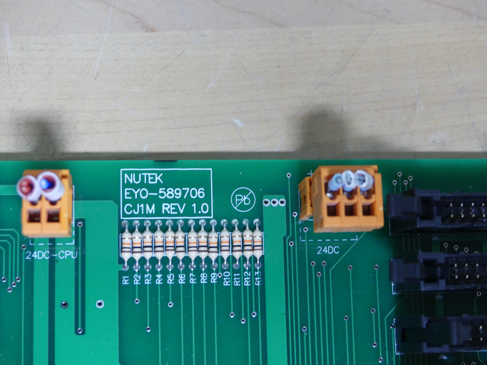 Nutek Input Output Steuerplatine EYO-589706 CJ1M REV 1.0