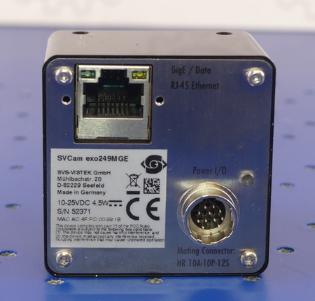 SVS-VISTEK SVCam exo249M GE