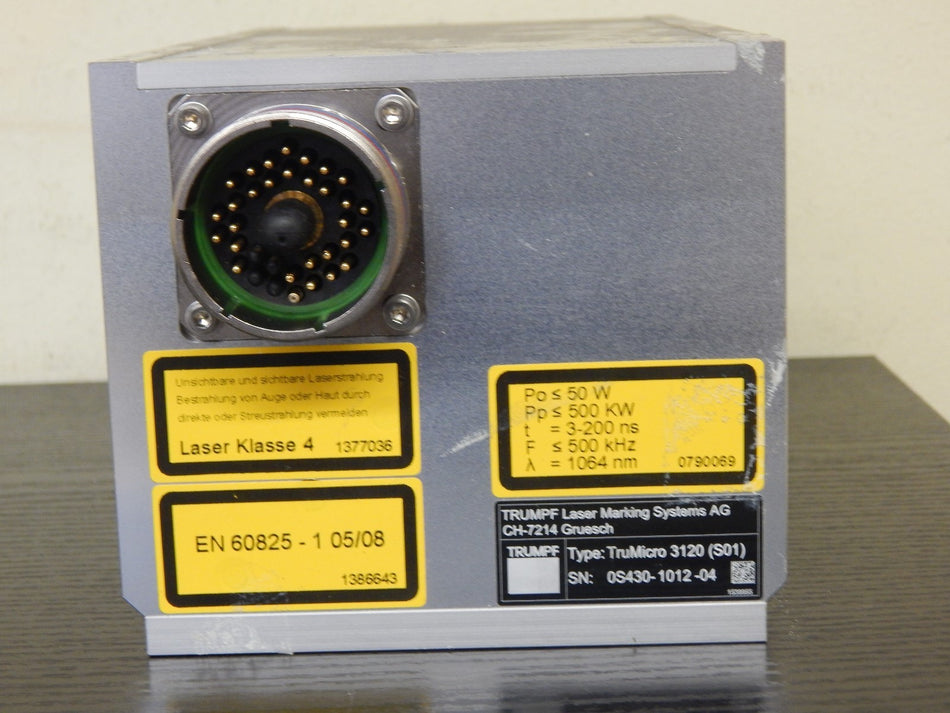 TRUMPF Laser - TruMicro 3120(S01) - 1064 nm 
