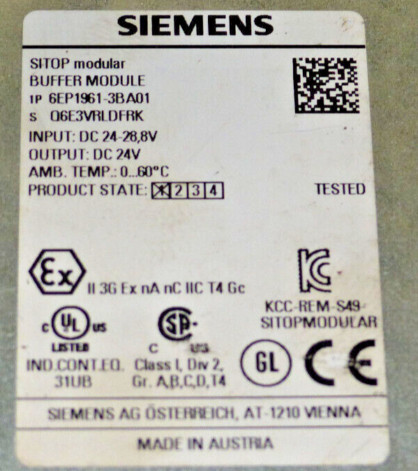 Siemens Sitop PSE201U 6ES1961-3BA01  6ES19613BA01 used s.Bilder