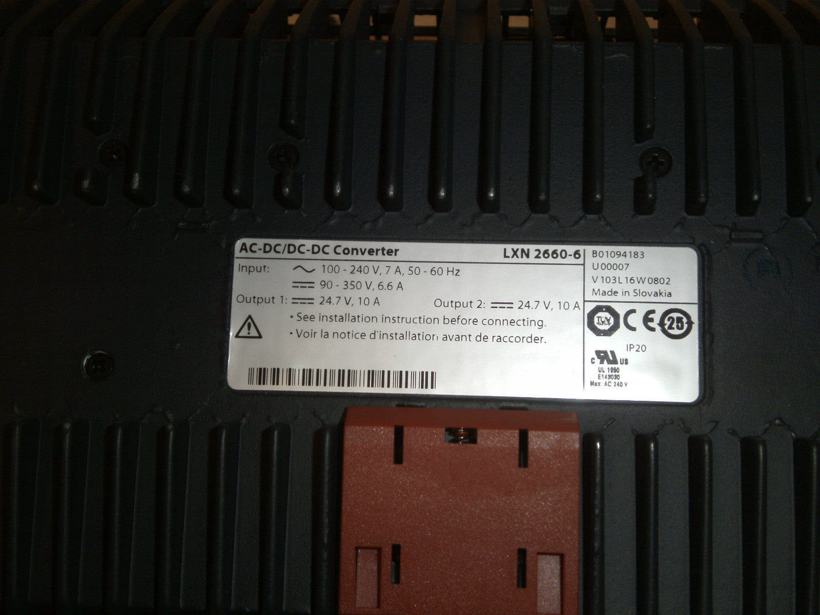 POWER ONE AC-DC/DC-DC Converter LXN 2660-6
