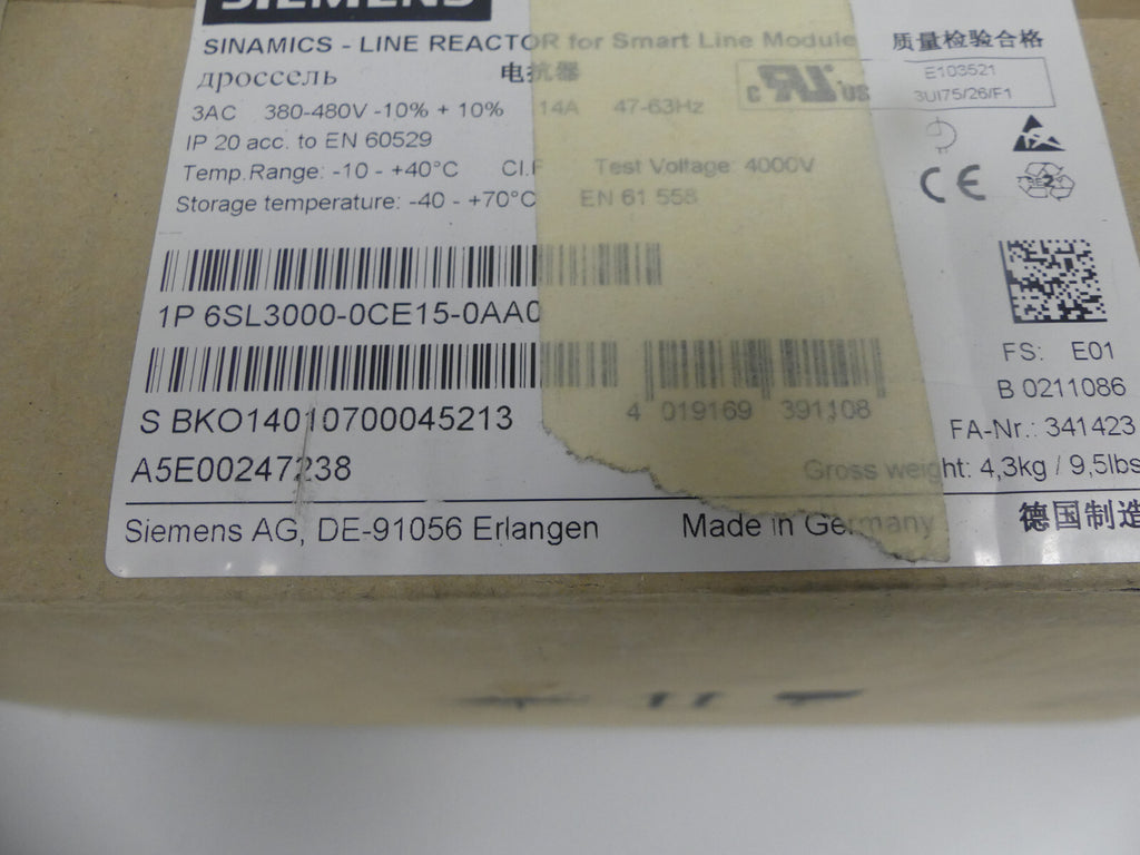 Siemens 6SL3000-0CE15-0AA0