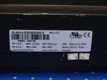 B&R 8LSA44.E3030D300-0 Rev.C3 Servomotor