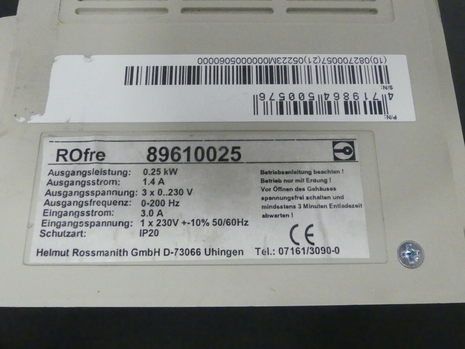 Rofre 89610025