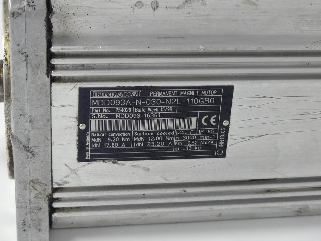 Rexroth MDD093A-N-030-N2L-110GB0