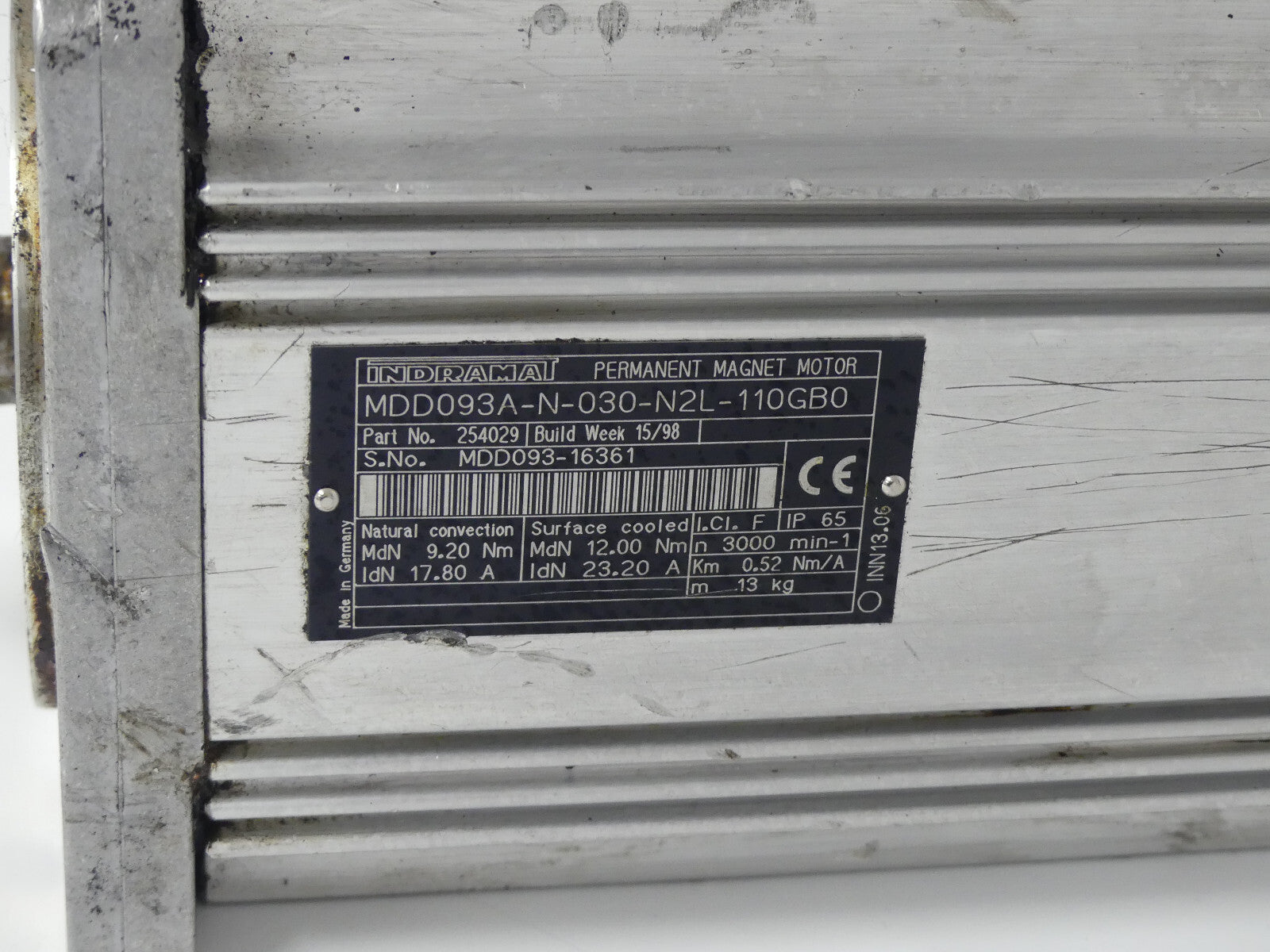 Rexroth MDD093A-N-030-N2L-110GB0