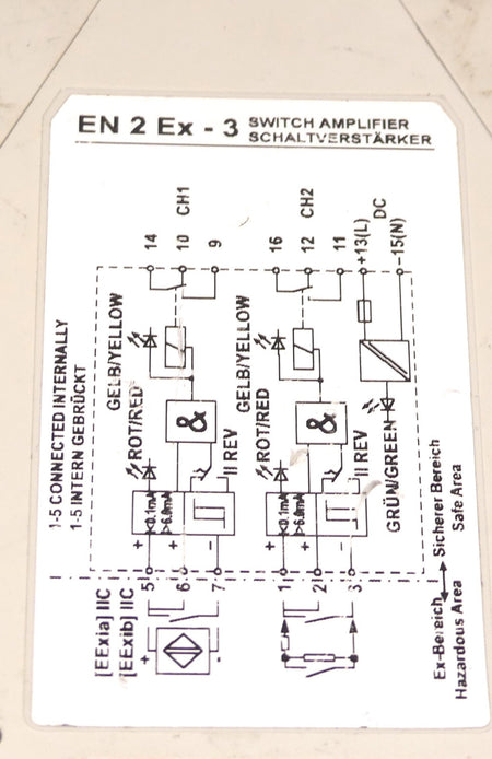 SICK EN 2 Ex-3 24VDC Schaltverstärker 6009944