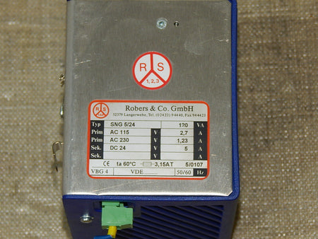   Robers / Typ: SNG 15/24   Netzteil  Power Supply used