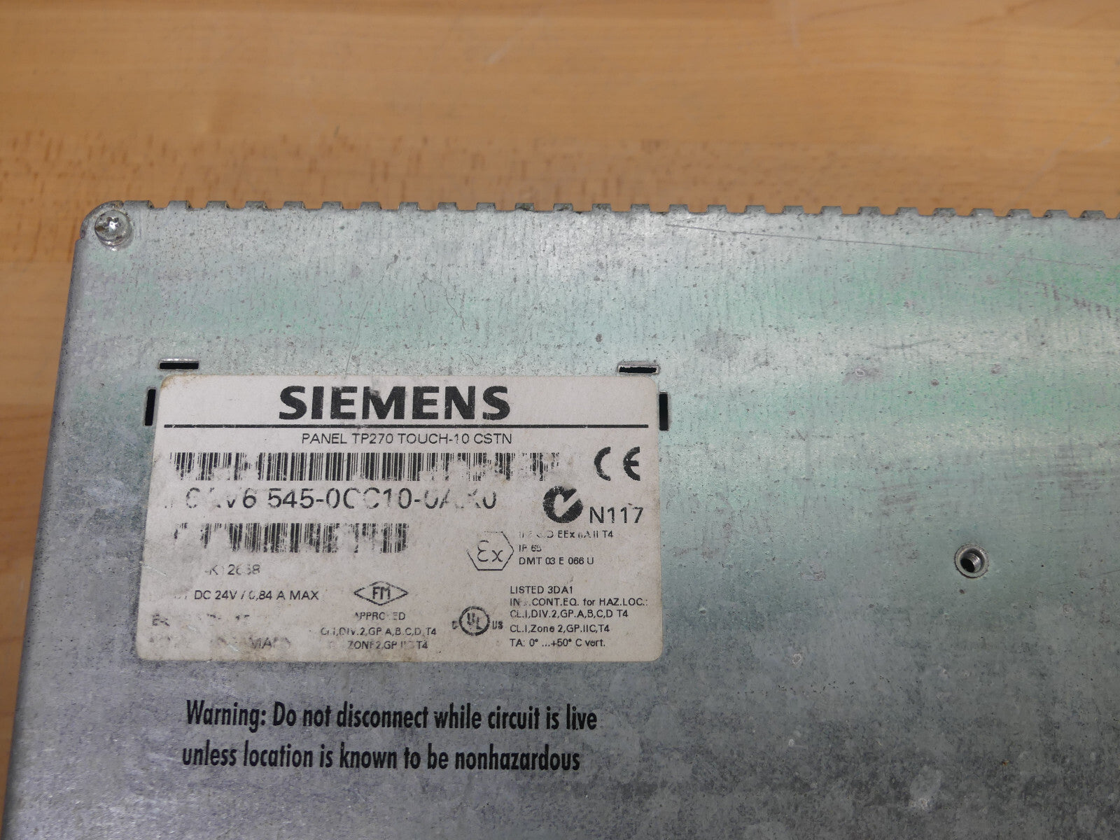 Siemens TP 270 Touchpanel 6AV6 545-0CC10-0AX0   6AV65450CC100AX0 s.Bilder