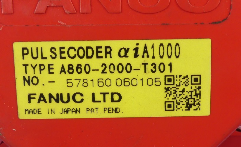 Fanuc A06B-0235-B100 Servomotor / Pulsecoder Type A860-2000-T301