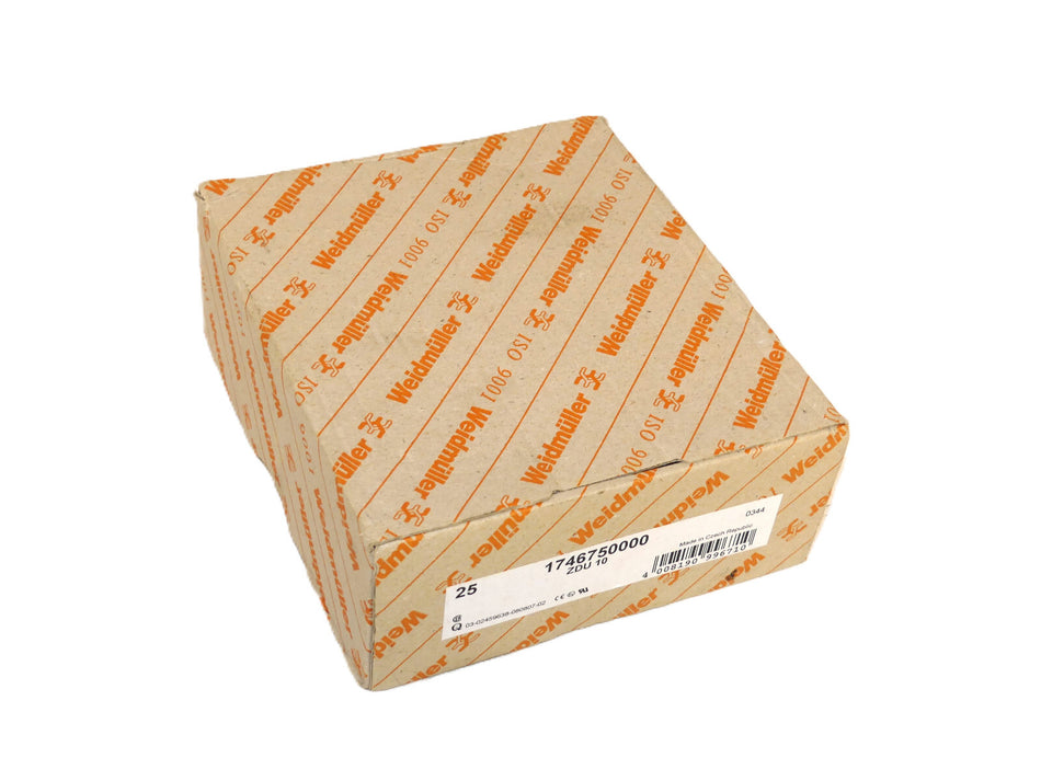 25x Weidmüller ZDU 10 ZDU10 1746750000