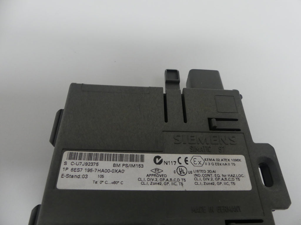 Siemens Simatic S7 6ES7 195-7HA00-0XA0
