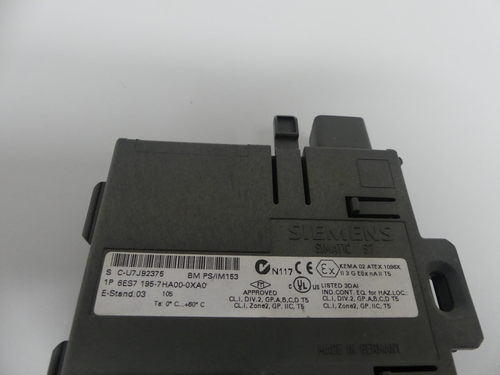 Siemens Simatic S7 6ES7 195-7HA00-0XA0