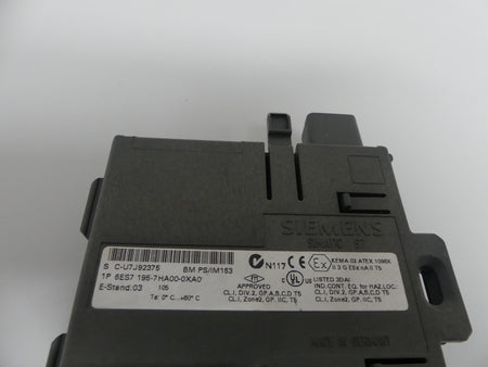 Siemens Simatic S7 6ES7 195-7HA00-0XA0