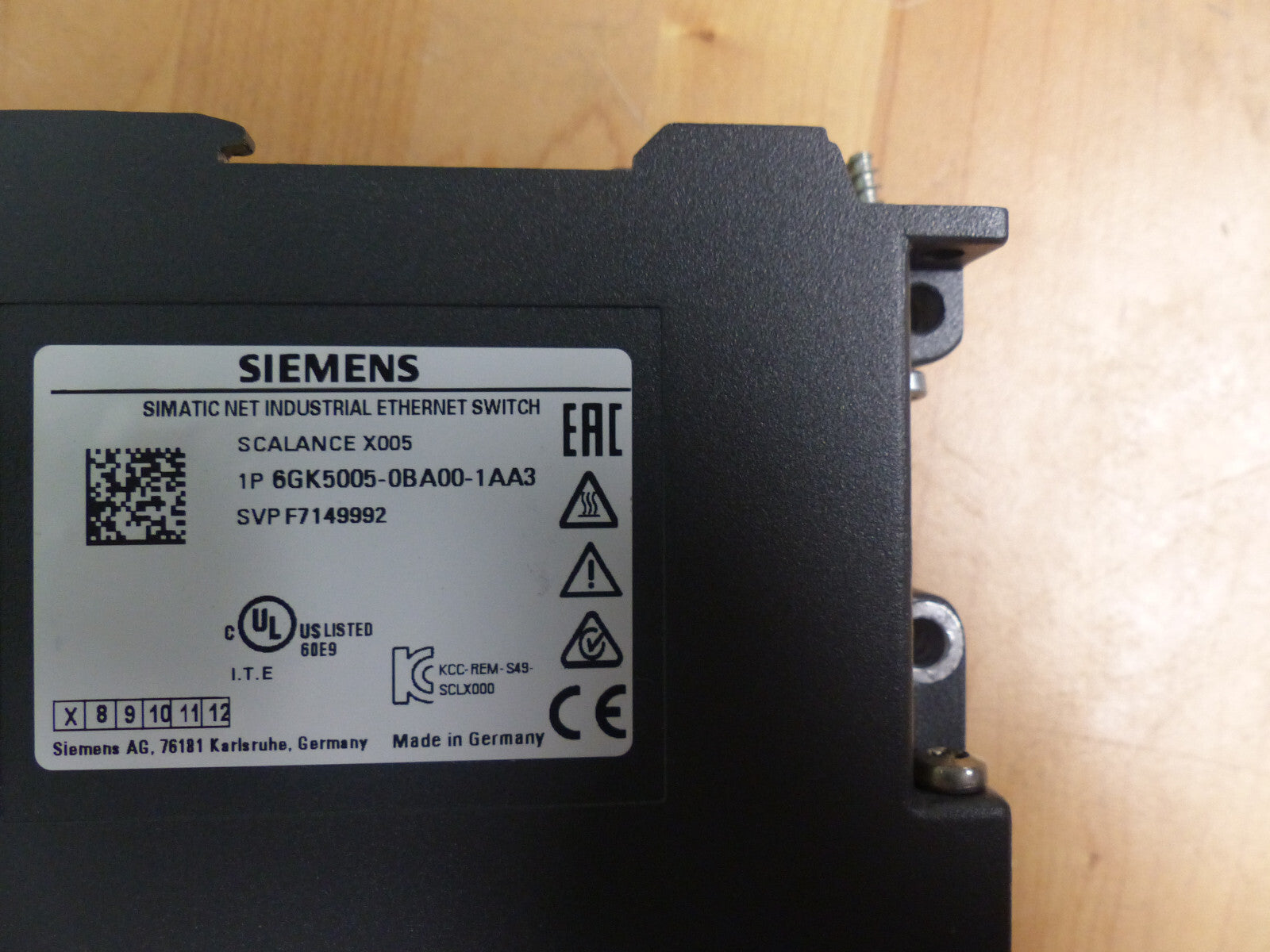Siemens 6GK5005-0BA00-1AA3 SCALANCE