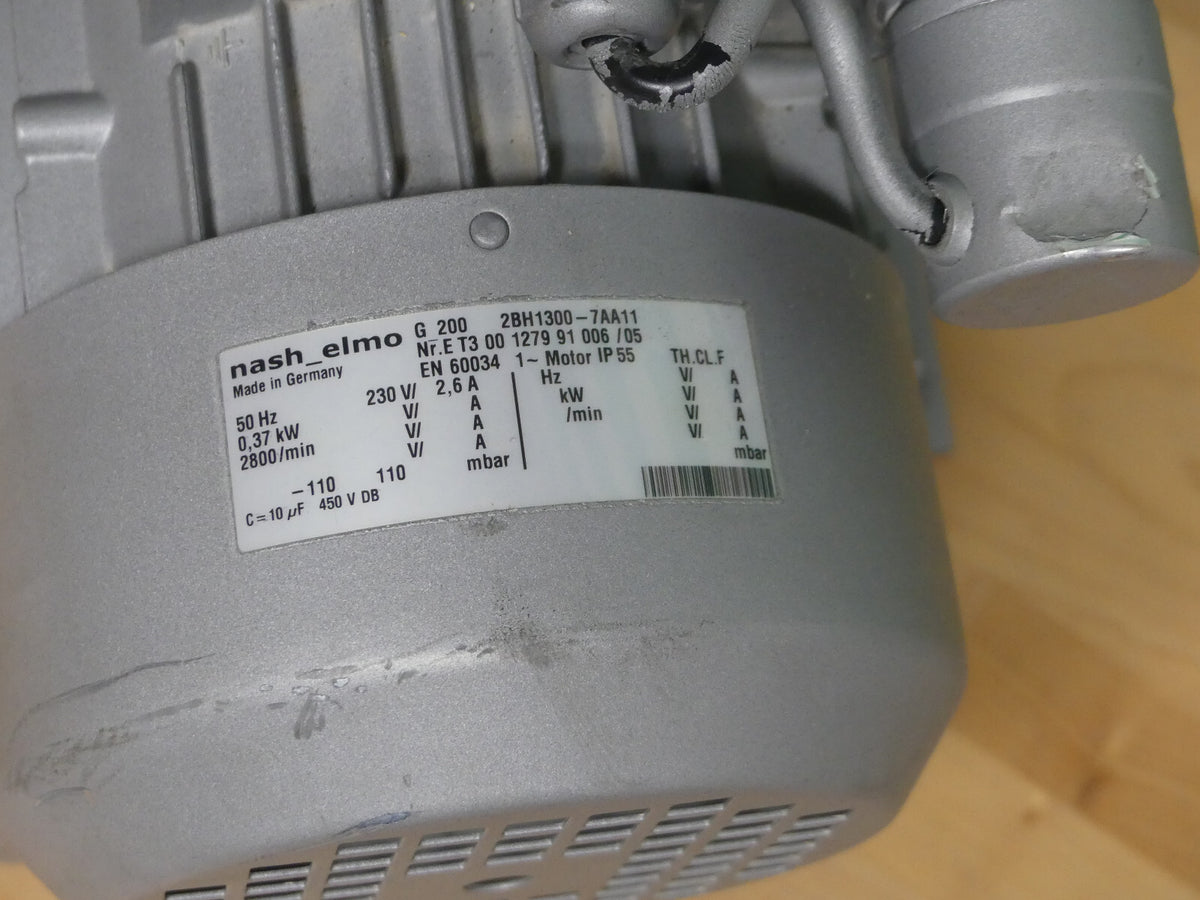 nash_elmo G 200 2BH1300-7AA11  Seitenkanalverdichter 0,37 kW