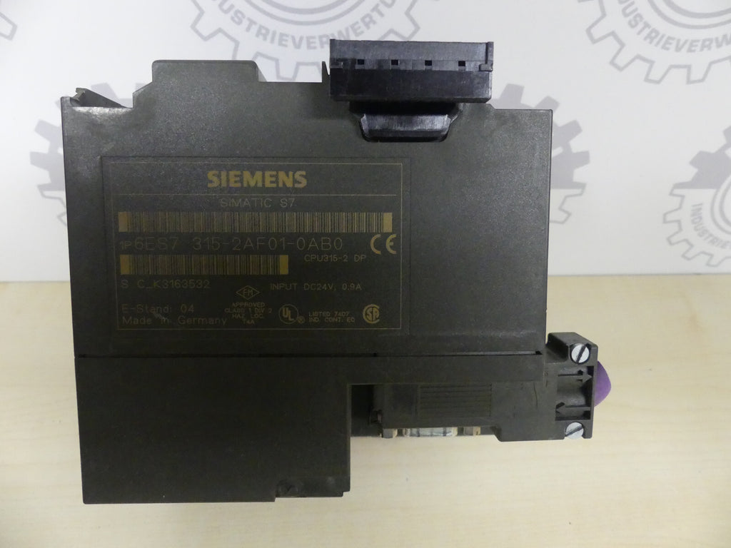 SIEMENS 6ES7315-2AF01-0AB0, leicht beschädigt s. Bilder