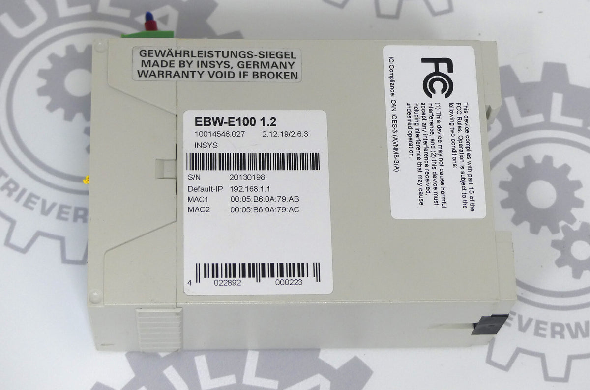 INSYS EBW-E100 1.2