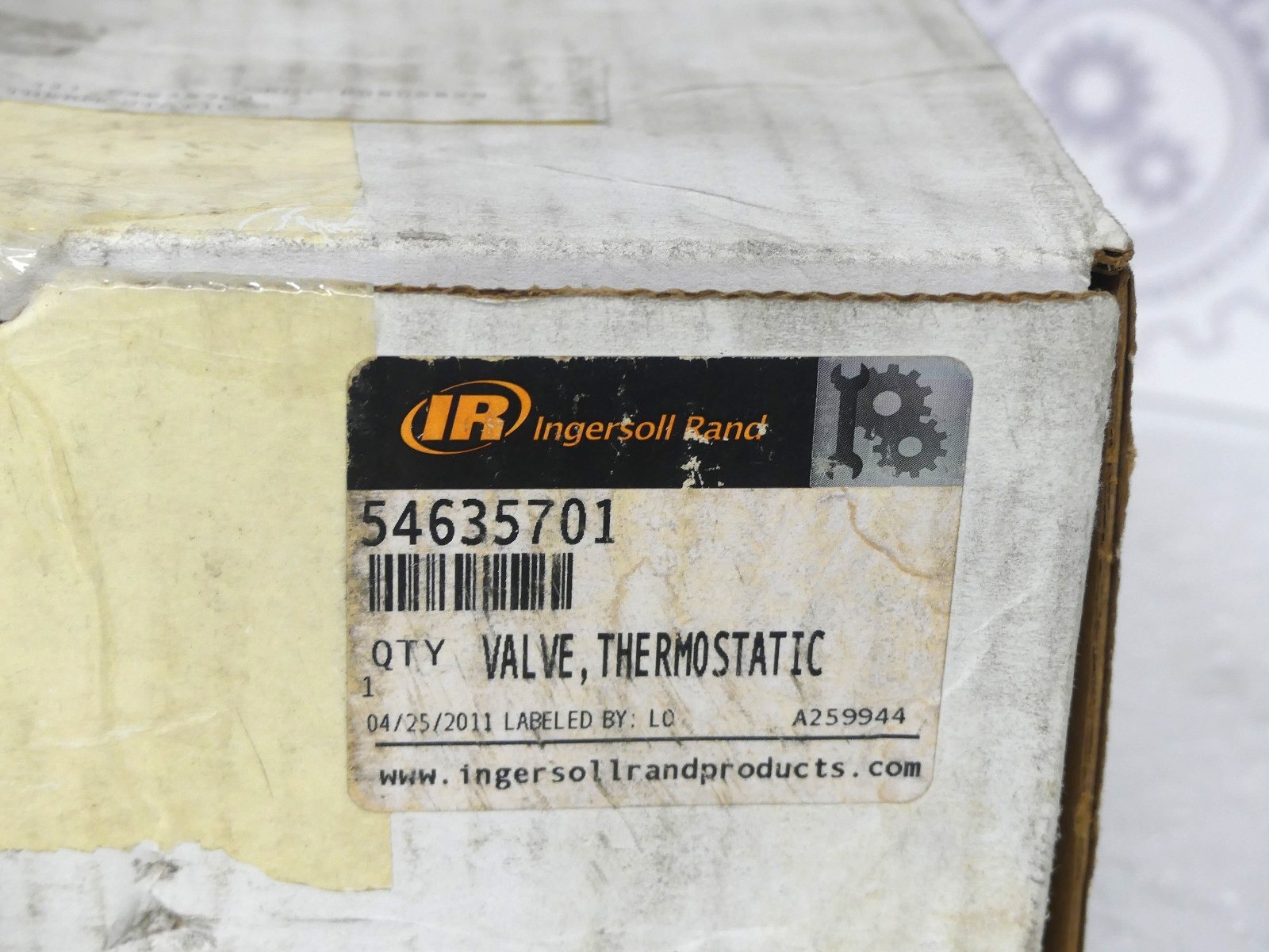 Ingersoll Rand Valve Thermostatic 54635701