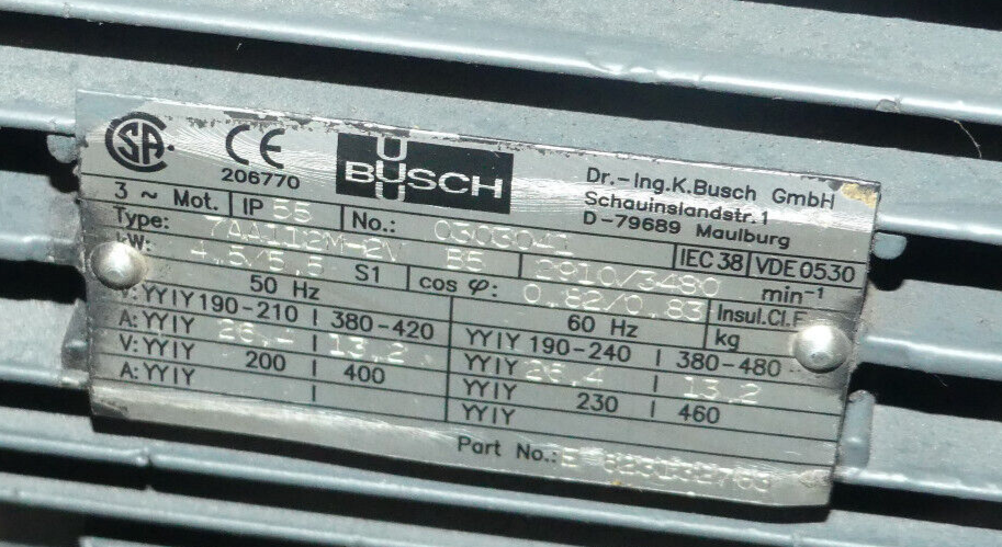 BUSCH MINK  MM 1252 AV