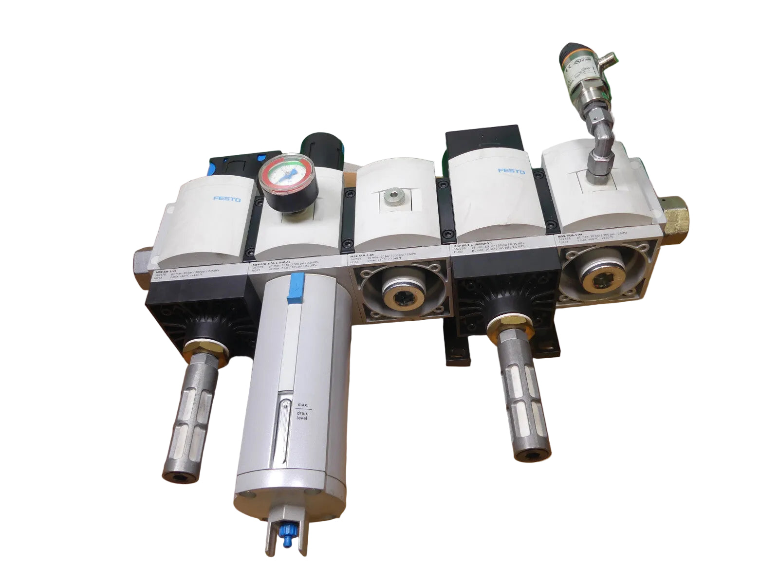 FESTO MS9-EM-1-VS+LFR-1-D6-C-U-M-A4+FRM-1-A4+SV-1-C-10V24P+FRM-1-A4 s.Bilder