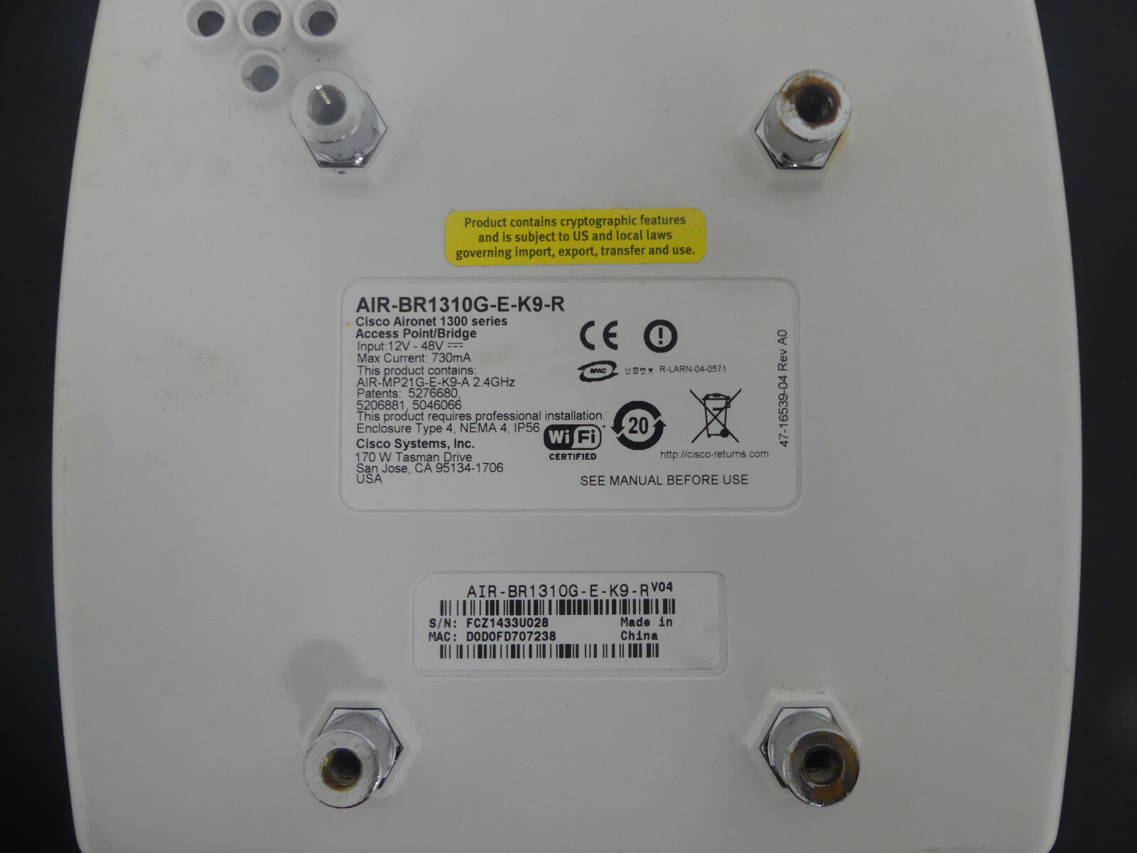 Cisco System AIR-BR1310G-E-K9-R