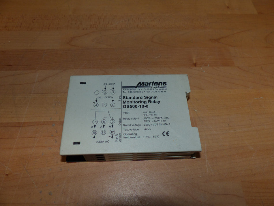 Martens Elektronik GS500-10-0 used s.Bilder