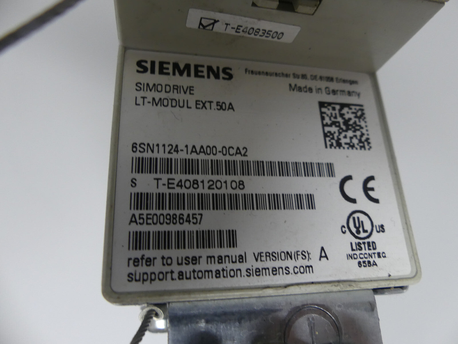 Siemens Simodrive 6SN1124-1AA00-0CA2