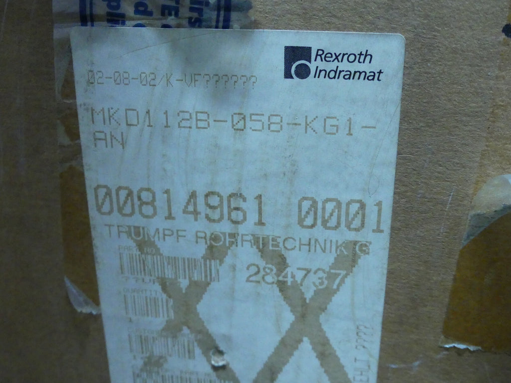 REXROTH MKD112B-058-KG1-AN MIT GTS140-M01-004B09