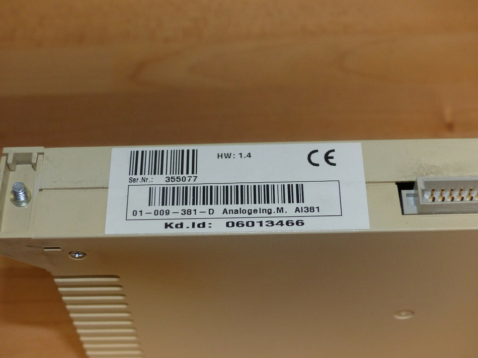 MANNESMANN DEMAG  AI381 I HW: 1.4 I Kd.Id. 0613466 s.Bilder