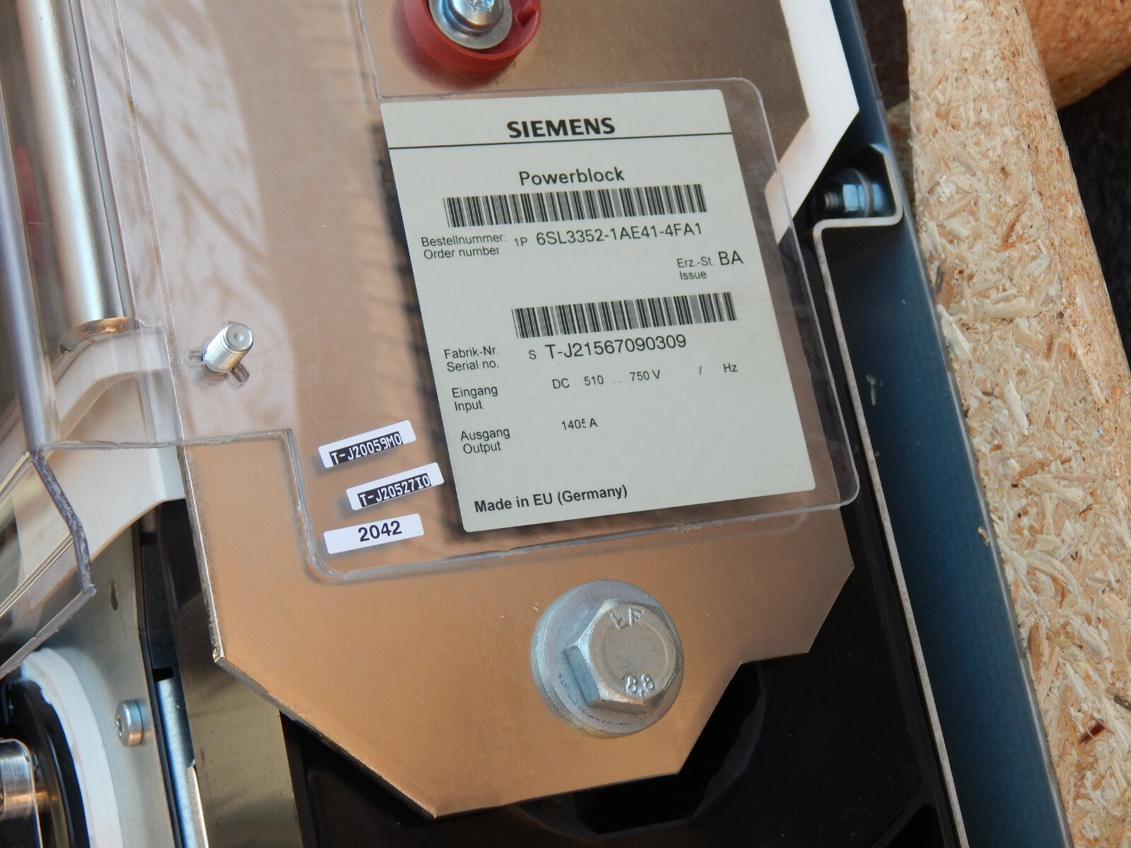 Siemens Powerblock 6SL3352-AE41-4FA1 Erz-St BA