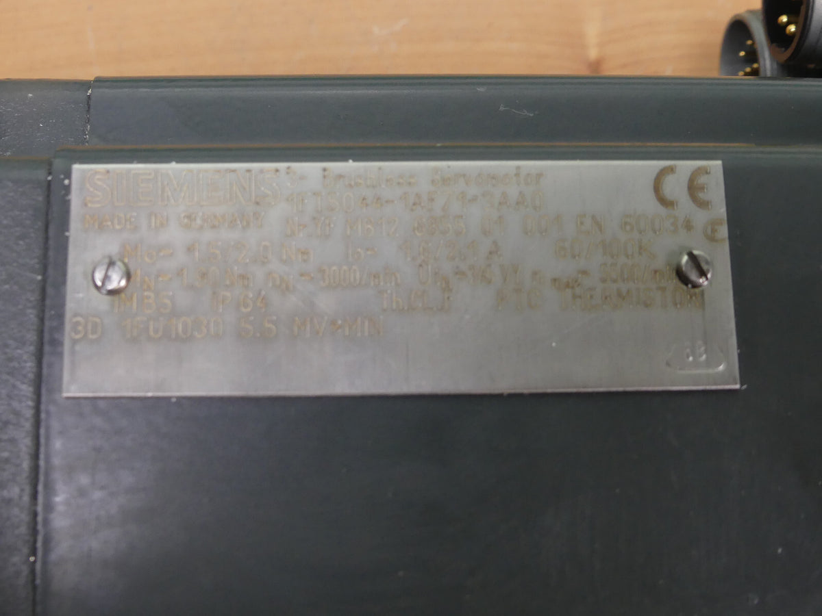 SIEMENS 1FT5044-1AF71-3AA0 Leicht Beschädigt s.Bilder