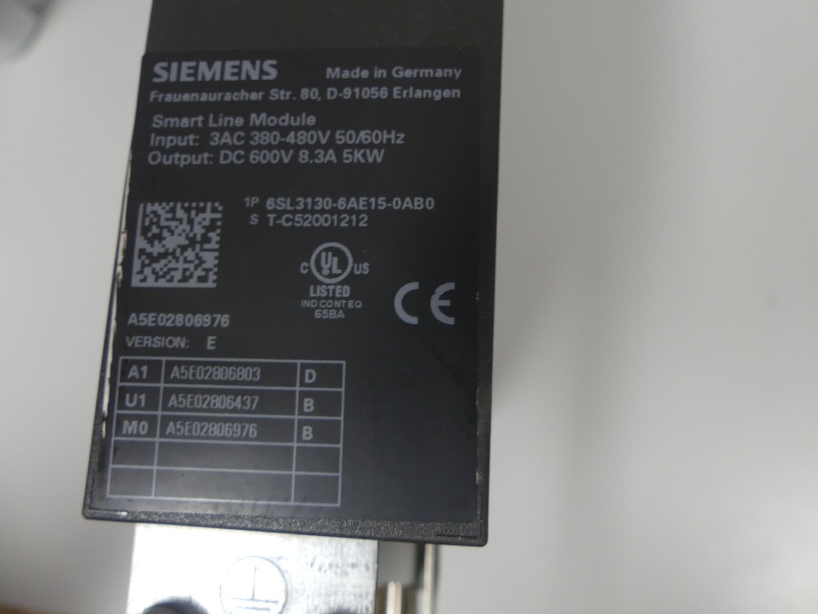Siemens 6SL3130-6AE15-0AB0