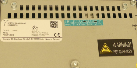 SIEMENS 6ES7292-0AA50-0AA0