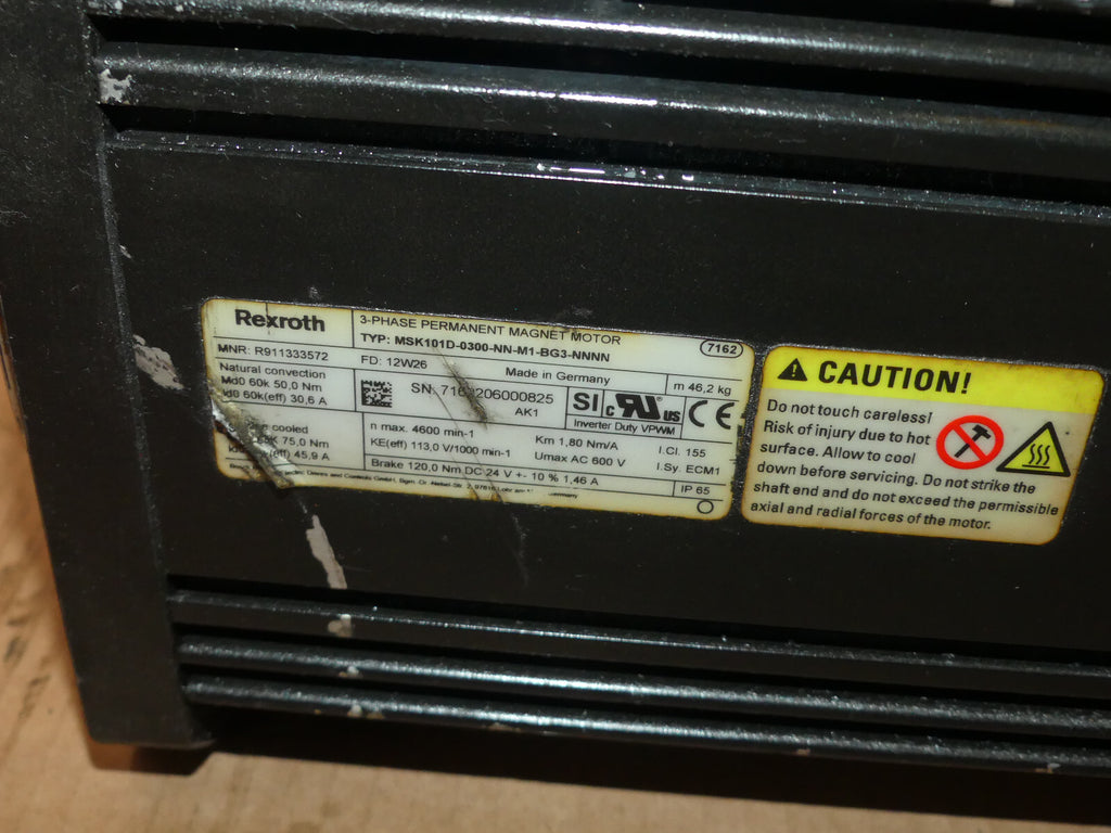 REXROTH MSK101D-0300-NN-M1-BG3-NNNN