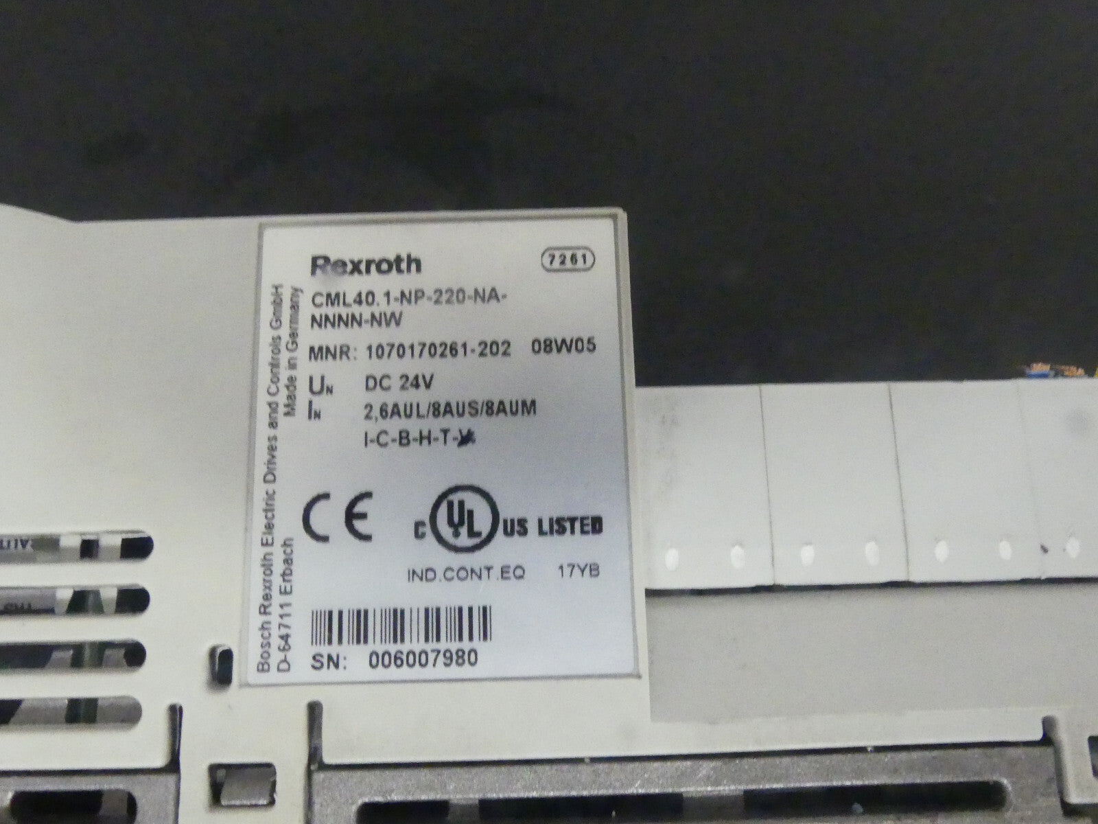 Rexroth CML40.2-NP-220-NA-NNNN-NW