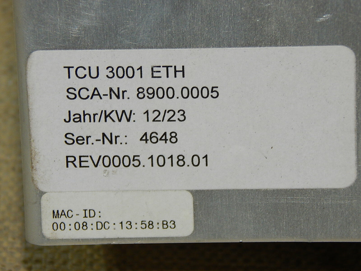 SCA Schucker Heizsteuerung TCU 3001 ETH USED
