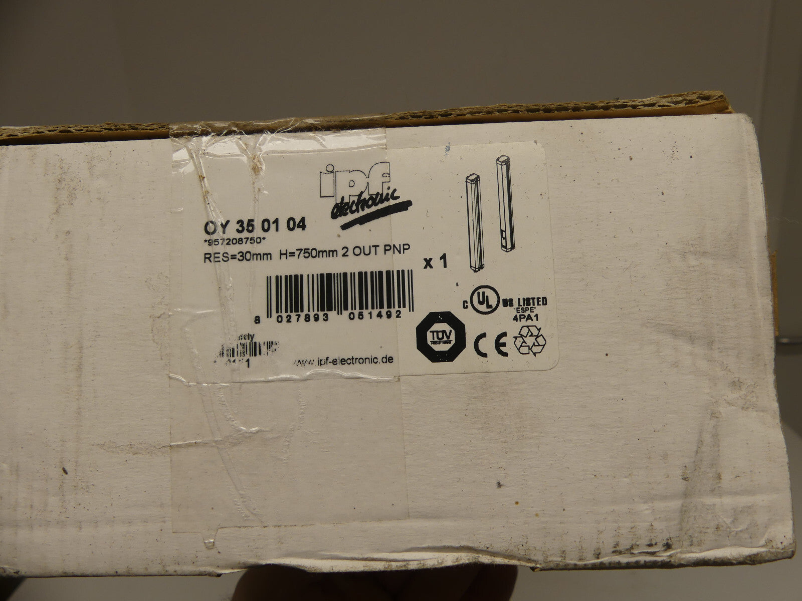 IPF Sicherheitslichtvorhang OY 35 01 04