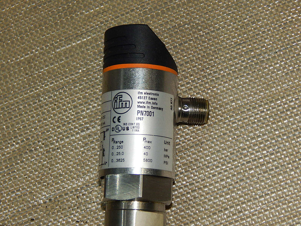 IFM electronic Drucksensor PN7001, Druckbereich 0.... 400 bar Used