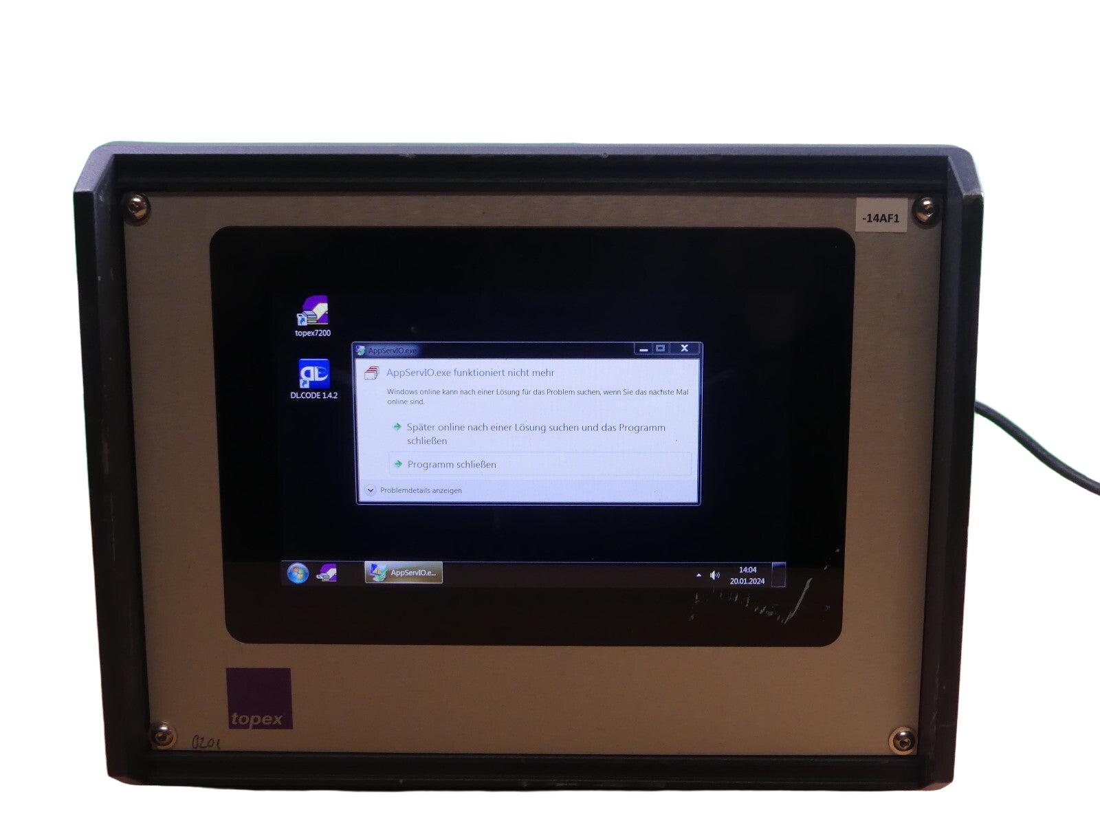 TOPEX TOP 7200/7250 Steuerung für Etikettiermaschine Industrie PC E/A HW V 1.2