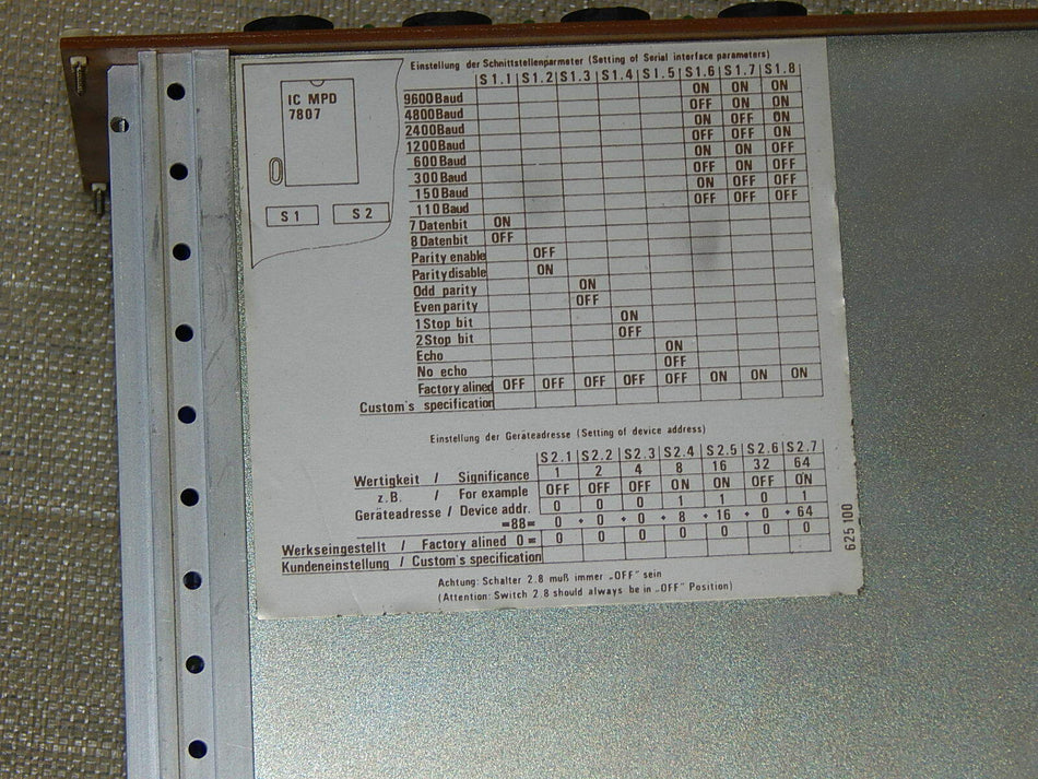 Balluff BIS C-400-000/01 Ser:No.:8903 0001 DE used