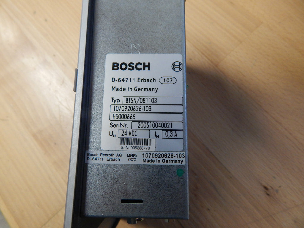 Bosch Profibus-DP  BT5 Panel BT5/081103   